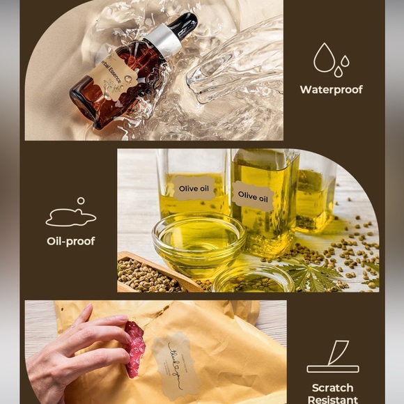 NEW!🍁50 “Truly Grateful for you” custom stickers🍁  elegant scallop cut - Picture 5 of 6